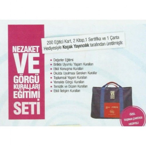 Nezaket Ve Görgü Kuralları Eğitim Seti (Erna)