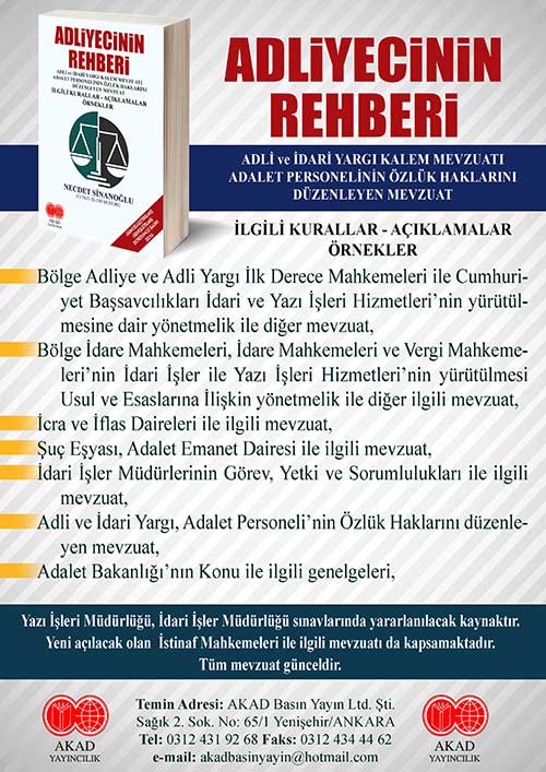 adliyecinin rehberi, necdet sinanoğlu